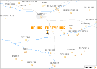 map of Novoalekseyevka