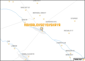 map of Novoalekseyevskaya