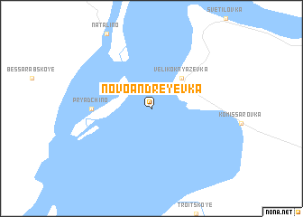 map of Novo-Andreyevka