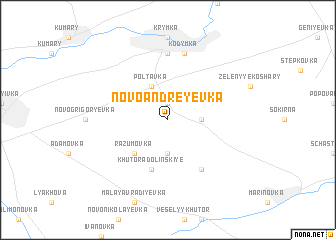 map of Novoandreyevka