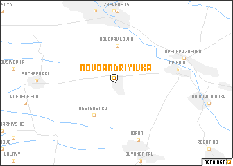 map of Novoandriyivka