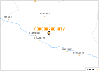 map of Novobarachaty