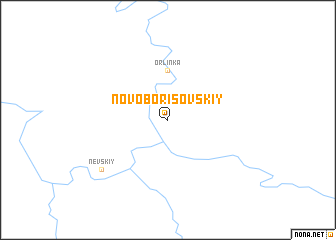 map of Novoborisovskiy