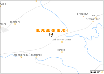 map of Novoburanovka