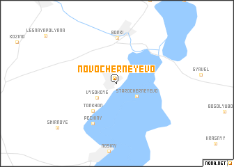 map of Novocherneyevo