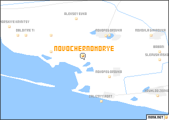 map of Novochernomorʼye