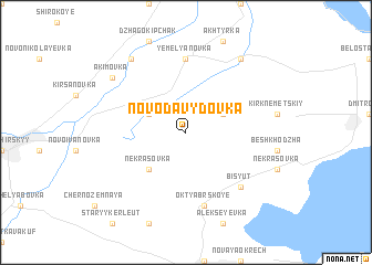 map of Novo-Davydovka
