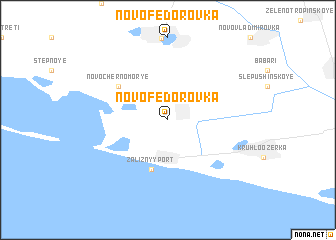 map of Novofedorovka