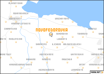 map of Novo-Fëdorovka