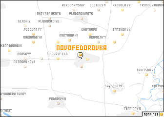 map of Novofëdorovka