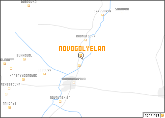 map of Novogol\