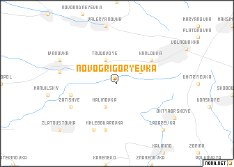 map of Novogrigorʼyevka