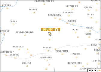 map of Novogryn\