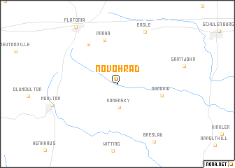 map of Novohrad