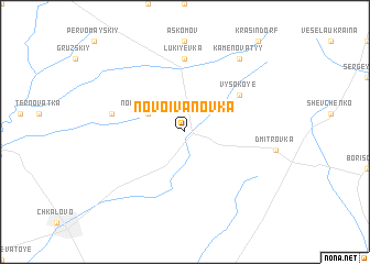 map of Novo-Ivanovka