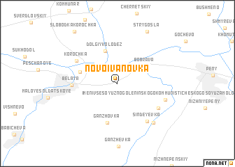 map of Novo-Ivanovka