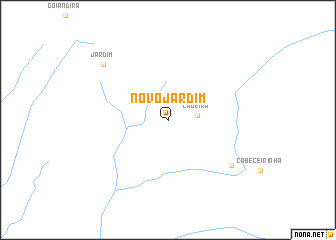 map of Novo Jardim