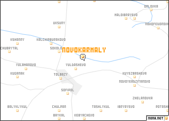 map of Novokarmaly