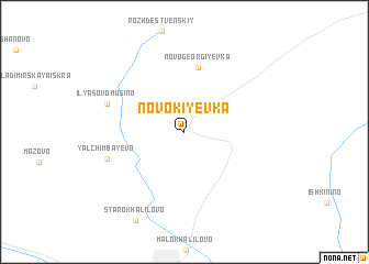 map of Novokiyevka