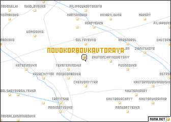 map of Novokorbovka Vtoraya