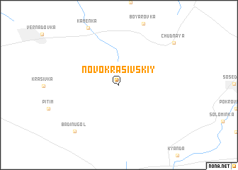 map of Novo-Krasivskiy