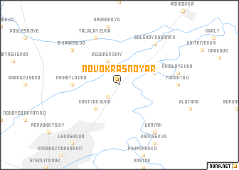 map of Novo-Krasnoyar
