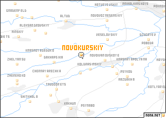 map of Novokurskiy