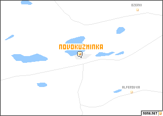 map of Novokūz\