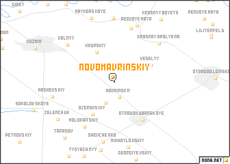 map of Novo-Mavrinskiy