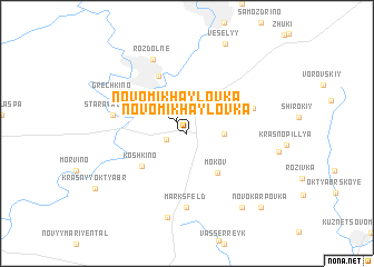 map of Novo-Mikhaylovka