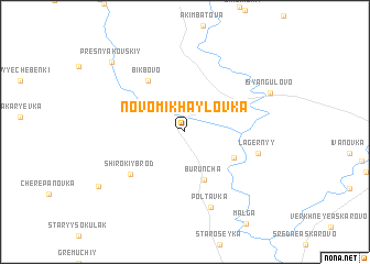 map of Novomikhaylovka