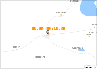 map of Novomikhaylovka