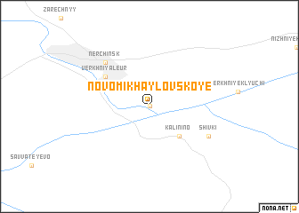 map of Novo-Mikhaylovskoye