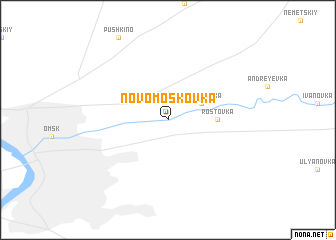 map of Novomoskovka