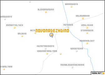 map of Novonadezhdino