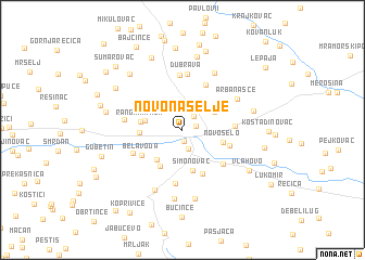 map of Novo Naselje