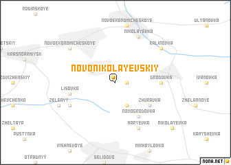 map of Novo-Nikolayevskiy