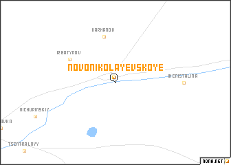 map of Novonikolayevskoye
