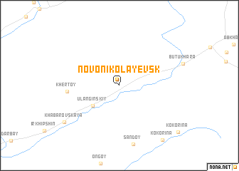 map of Novonikolayevsk