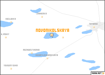 map of Novonikol\