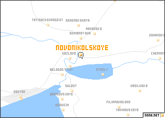 map of Novonikol\