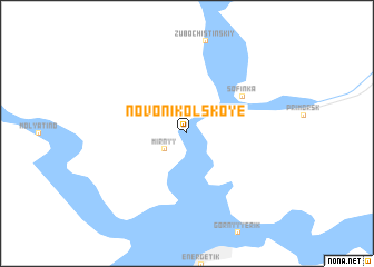 map of Novonikol\