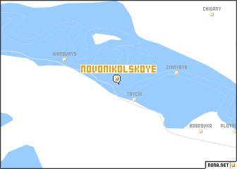 map of Novonikol\