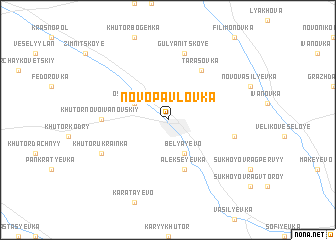 map of Novopavlovka