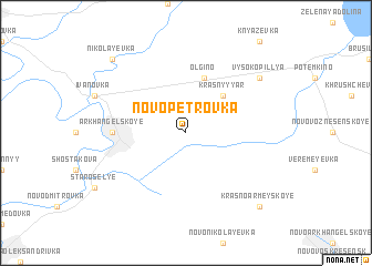 map of Novopetrovka