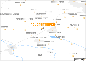 map of Novopetrovka