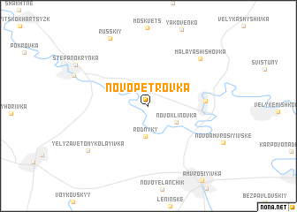 map of Novopetrovka