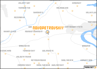 map of Novo-Petrovskiy