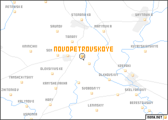 map of Novopetrovskoye