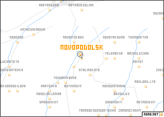 map of Novo-Podolʼsk